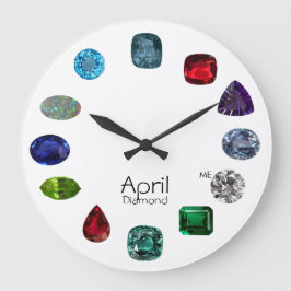 Relógio Grande Diamond, April Birthstone