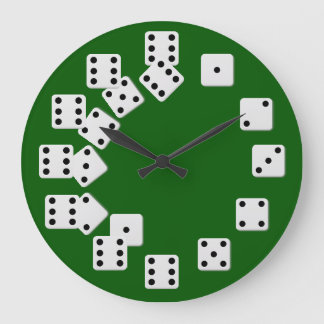 Relógio Grande Dice Wall Clock