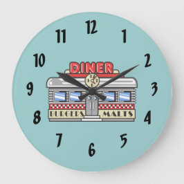 Relógio Grande DIner Retroativo