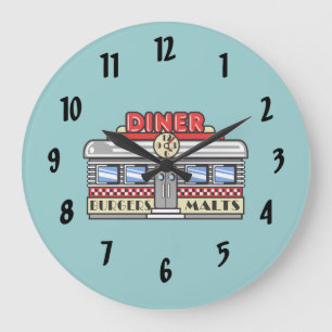 Relógio Grande DIner Retroativo