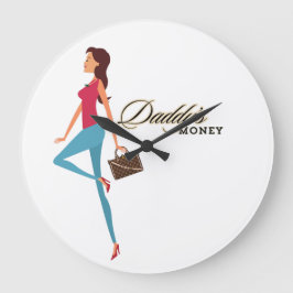 Relógio Grande Dinheiro do pai, Bonita e Sassata, Engraçada