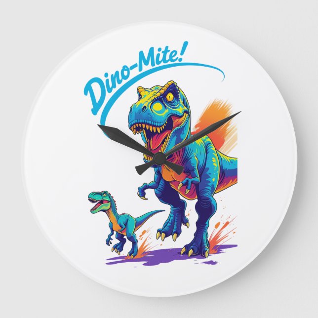 Relógio Grande Dino-Mito (Frente)