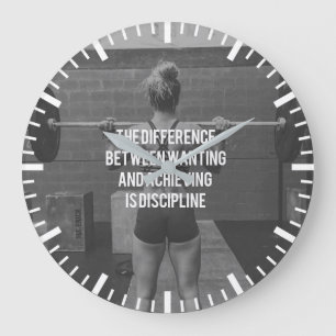 Relógio Grande Disciplina - Desejar e Conseguir, Malhação das Mul
