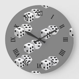 Relógio Grande Dispositivos no padrão das cinzas