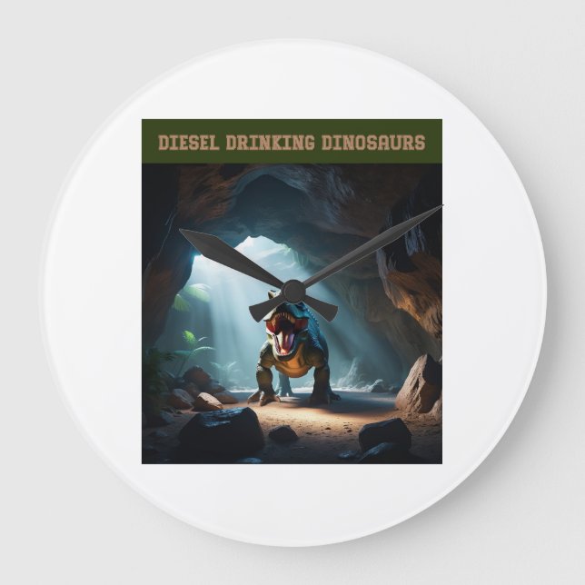 Relógio Grande Disturbing View (Frente)