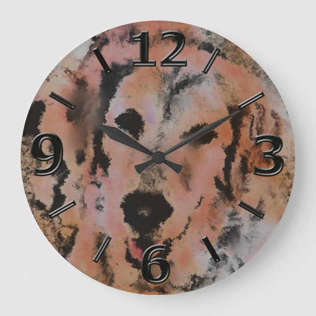 RELÓGIO GRANDE DOG PORTRAIT SANDY (Frente)