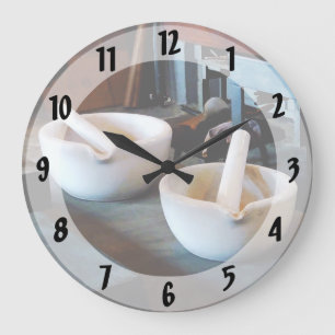 Relógio Grande Dois almofarizes e pilões no laboratório