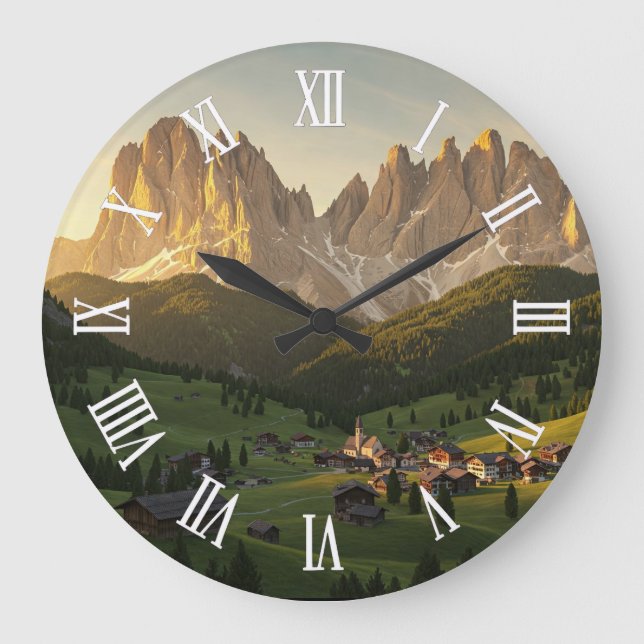 Relógio Grande Dolomitas Viagem Itália (Frente)