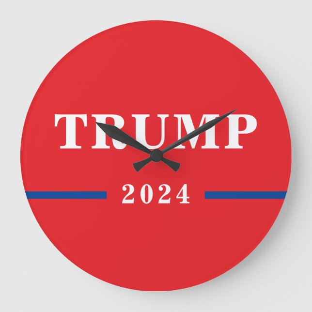 Relógio Grande Donald Trump 2024 (Frente)