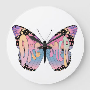 Relógio Grande Dreamer Butterfly Vibes