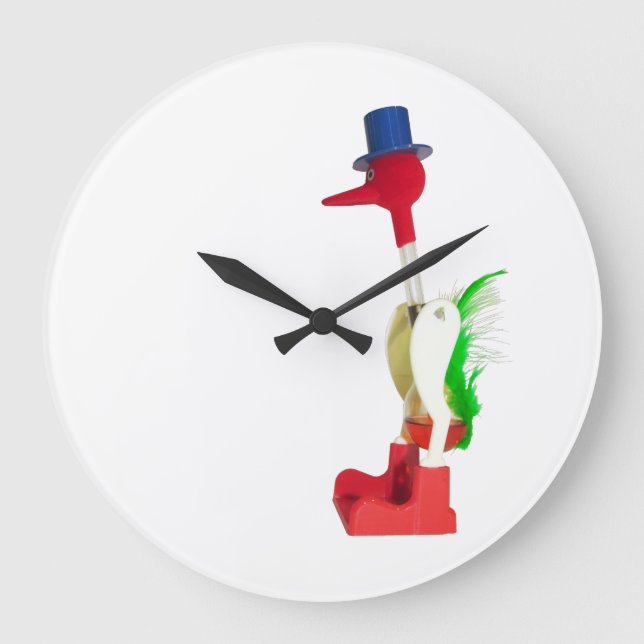 Relógio Grande Drinking Bird Large Clock (Frente)