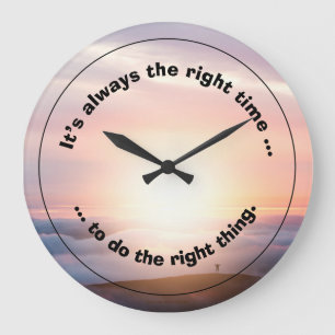 Relógio Grande É a hora certa.