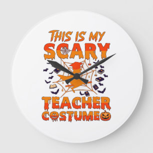 Relógio Grande É Fantasmagórico Professor Fantasia Halloween Brux
