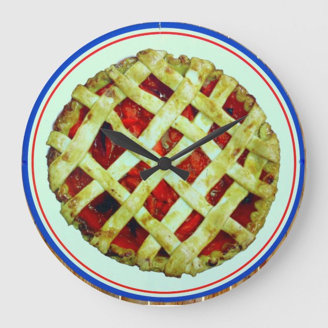 Relógio Grande é hora da torta em algum lugar cronometra (Frente)