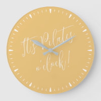 É Pilates O'Clock Divertido Ouro Amarelo