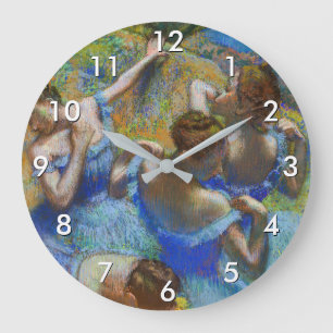 Relógio Grande Edgar Degas - Dançarinas Azuis