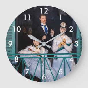 Relógio Grande Edouard Manet - Balcony / Le Balcon