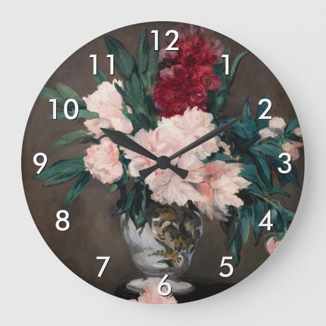 Relógio Grande Edouard Manet - Vaso de Peões em Pequeno Pedestal (Frente)