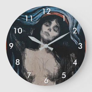 Relógio Grande Edvard Munch - Madona Litografia