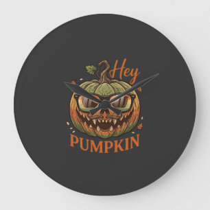 Relógio Grande Ei Abóbora Óculos de Halloween Jack Lantern Bigode