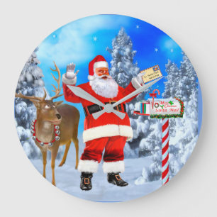 RELÓGIO GRANDE EIS VEM O PAPAI NOEL