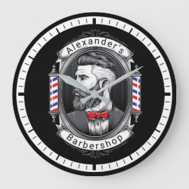 Relógio Grande Elegant Bearded Man Thin Frame