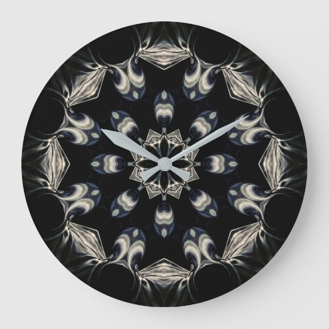 Relógio Grande Elegante Mandala (Frente)