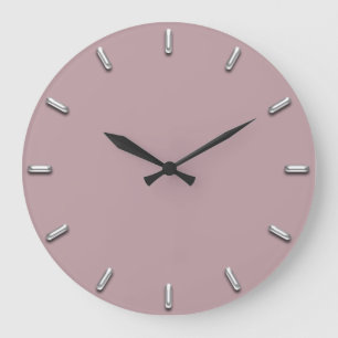 Relógio Grande Elegante roxo da beringela do minimalismo das
