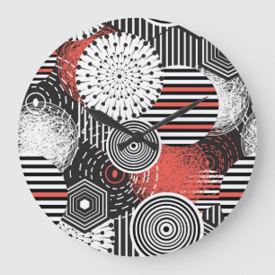 Relógio Grande Elementos Gráficos de Ilustração de Abstrato de Vi