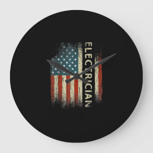 Relógio Grande Elétrico Patriótico Mens Oferece Bandeira Americ