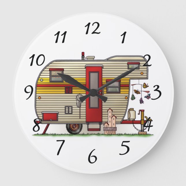 Relógio Grande Em casa é onde o estacionamos (Frente)