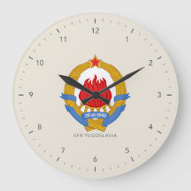 Emblema do Estado da Iugoslávia SFR em um mostrado