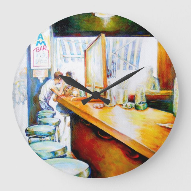 Relógio Grande Emocional para motivar, lógica para justificar (Frente)