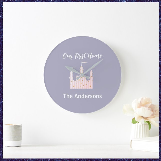 Relógio Grande Encantando Nosso Primeiro Castelo De Casa (Criador carregado)