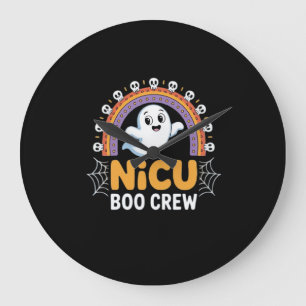 Relógio Grande Enfermeira de Bo Crew Halloween para Enfermeiras G
