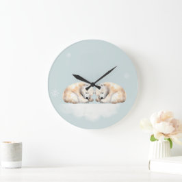 Relógio Grande Enfermeiro do Urso Polar Gêmeo