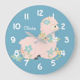 Relógio Grande Enfermeiro Llama, Bebê-Lama