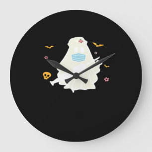 Relógio Grande Enfermeiro Louco, Cute Halloween Superdimensionado