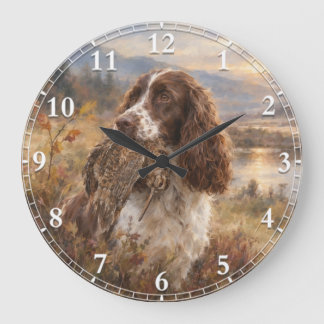 Relógio Grande English Springer Spaniel