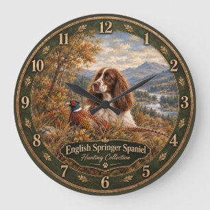 Relógio Grande English Springer Spaniel