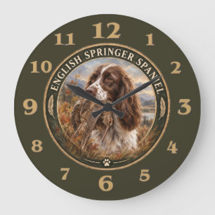 Relógio Grande English Springer Spaniel