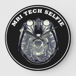 Relógio Grande Engraçado MRI Tech Selfie Xray Large Clock