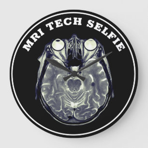 Relógio Grande Engraçado MRI Tech Selfie Xray Large Clock