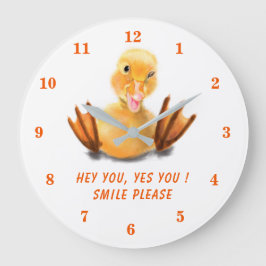 Relógio Grande Engraçado Piscar os olhos de Reprodução de Pato Am