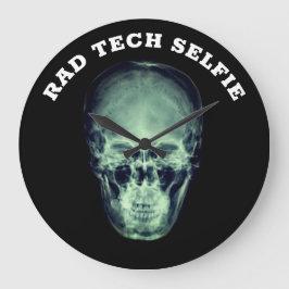 Relógio Grande Engraçado Rad Tech Selfie Xray