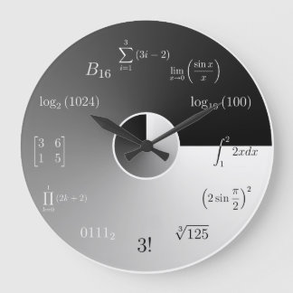 Relógio Grande Equações e notações da matemática