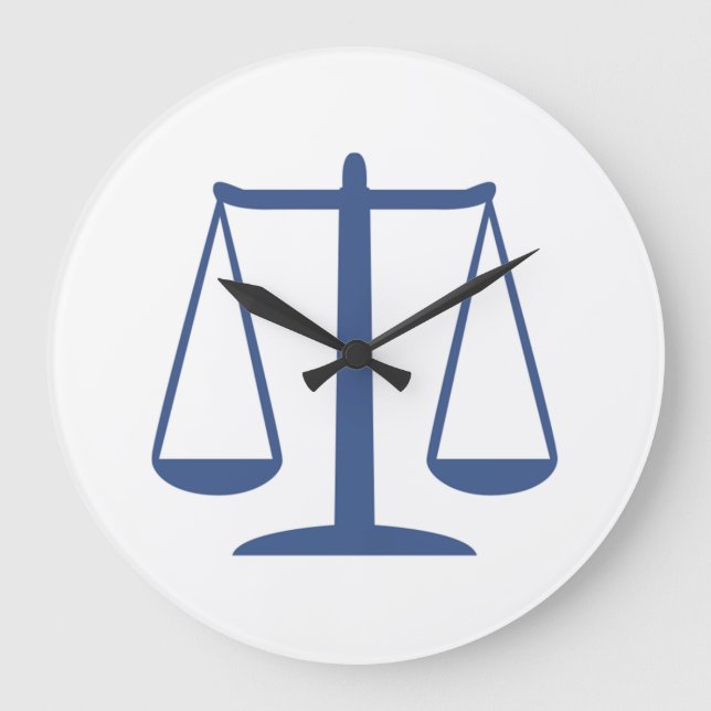 Relógio Grande Escalas de Justiça (Frente)