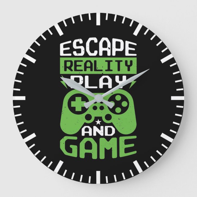 Relógio Grande Escape Reality and Game - Jogos, Jogos (Frente)