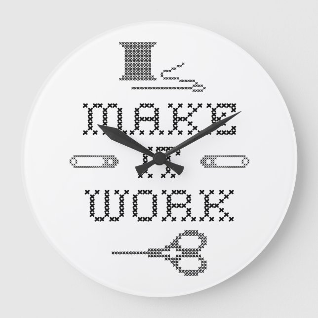 Relógio Grande Escolha sua cor de fundo (Frente)