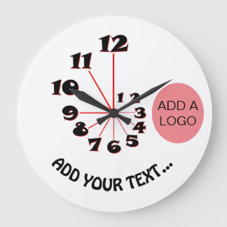 Relógio Grande Espiral Fibonacci